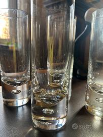 4 bicchieri “Pippi”Kosta Boda fatti a mano anni 70