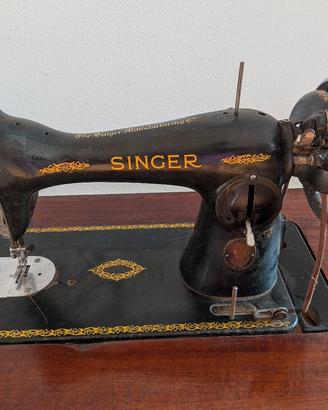 MACCHINA DA CUCIRE D'EPOCA SINGER 91K