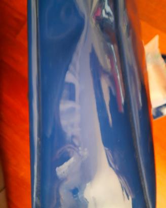 Borsa Armani Jeans in vernice blu notte+ Dust bag 