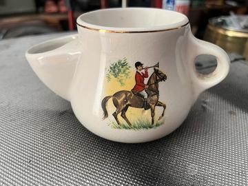 Tazza da barba in ceramica inglese