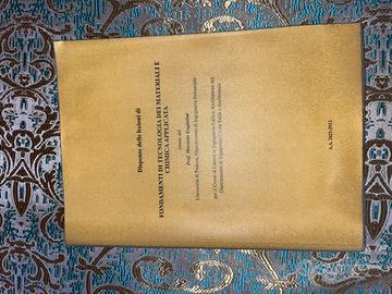 Fondamenti di tecnol dei materiali e chimica appl.