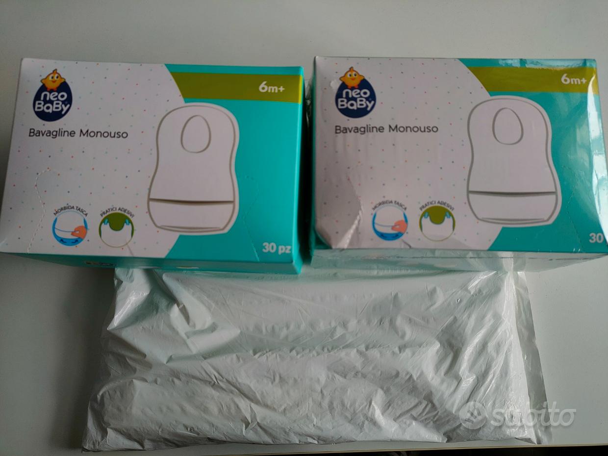 Chicco Bavaglini Neonato Monouso Compostabili, Bavaglini Usa e Getta E –