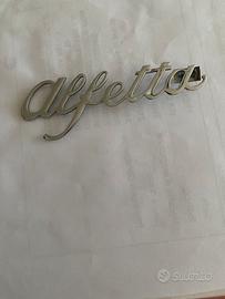 Scritta originale Alfetta
