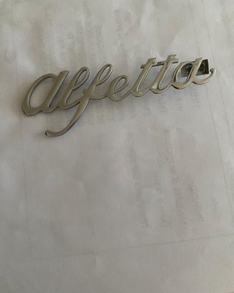 Scritta originale Alfetta