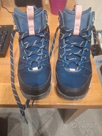 Scarpe trekking donna impermeabili celeste/blu