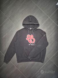 Felpa FUBU FB Vintage Y2K Hoodie Nera XL 