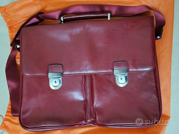 Borsa di Lusso Rara in Vera Pelle Rossa