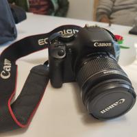 Reflex Canon EOS 550D con 2 obbiettivi da 18-55mm