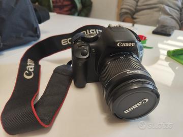 Reflex Canon EOS 550D con 2 obbiettivi da 18-55mm