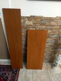coppia di mensole 120 per 25 e 90 per 35