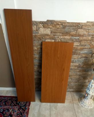 coppia di mensole 120 per 25 e 90 per 35