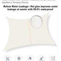 Vele da giardino m 4x6, come nuove.