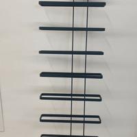 Portabottiglie da parete in ferro - 10 bottiglie