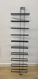 Portabottiglie da parete in ferro - 10 bottiglie