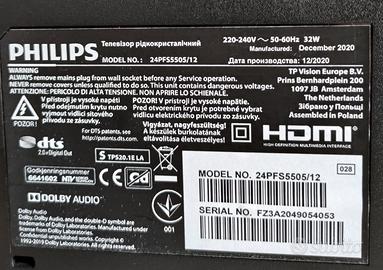 PHILIPS - TV LED FULL HD 24" 24PFS5505/12-Black