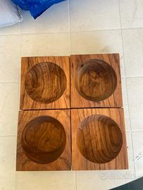 posacenere in legno fatto in casa