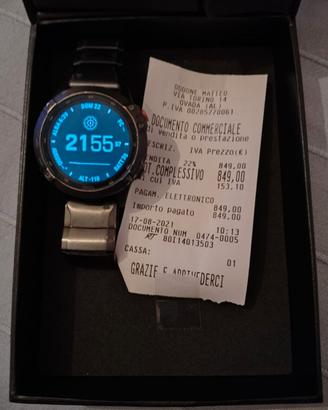 Orologio Garmin Fenix 6 pro solar Titanium