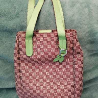 Borsa Sisley stoffa+cuoio