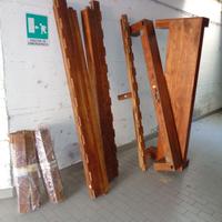 letto etnico in legno esotico