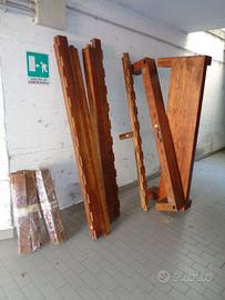 letto etnico in legno esotico