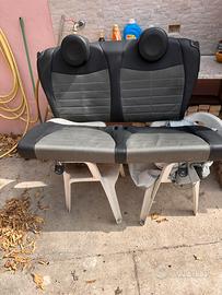 Sedile posteriore, Fiat 500