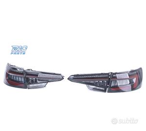 FANALI PER AUDI A4 S4 B9 8W SEDAN 15- LED NERO FUM