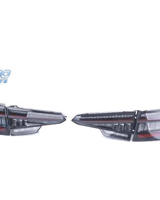 FANALI PER AUDI A4 S4 B9 8W SEDAN 15- LED NERO FUM