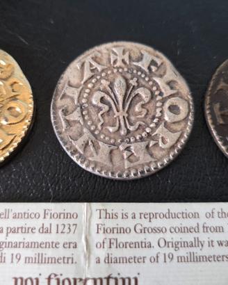 Set 3 Riproduzioni Fiorino Grosso di Firenze - Gue
