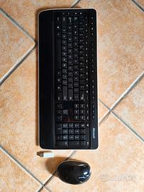 Mouse e Tastiera (U.S.A.) Wireless Mocrosoft