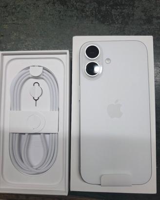 Iphone 16 bianco nuovo 