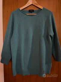 Maglione donna celeste Spagnoli