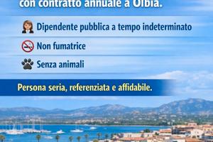 Bilocale a Olbia per referenziata, annuale