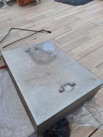 Copertura acciaio inossidabile con maniglie
