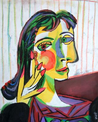 Riproduzioni di tre opere artista Pablo Picasso 