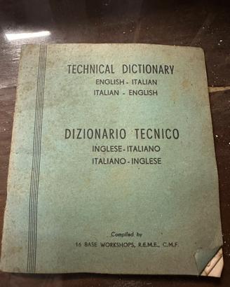 Dizionario Tecnico Militare WWII 1943-45
