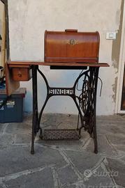 Macchina Singer d'epoca da restaurare 