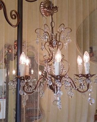 lampadario vintage stile classico