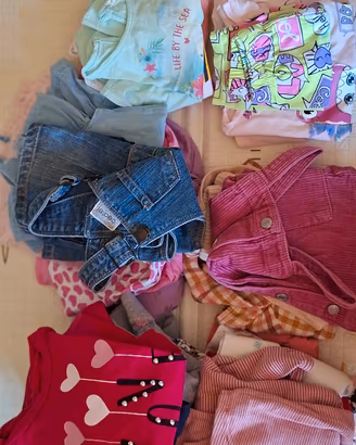 Lotto di vestiti  9-12  e 12 mesi bambina