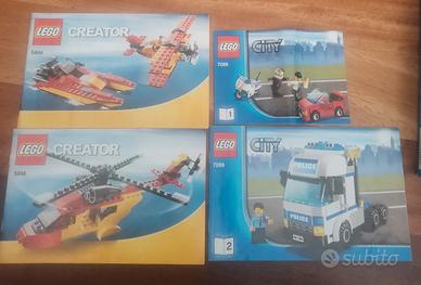 libretti istruzioni Lego +una scatola 