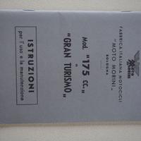 Moto Morini 175 Gran turismo- manuale istruzioni