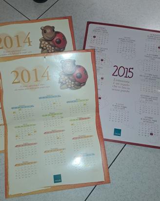 3 CALENDARI THUN - 2 ANNO 2014 + 1 ANNO 2013