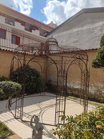 Gazebo modello arabo in ferro battuto
