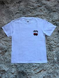 🍒 T-shirt Stüssy Cherry 8-Ball - Bianca
