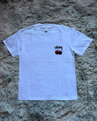 🍒 T-shirt Stüssy Cherry 8-Ball - Bianca