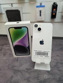 Apple iPhone 14 128GB Bianco Completo Di Scatola