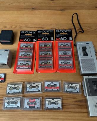 Lotto Microcassette: Sony M-205 + Panasonic