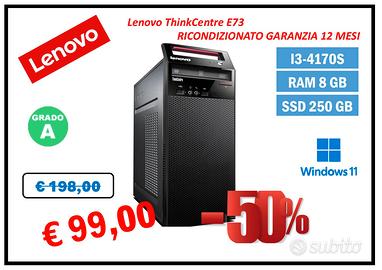 Lenovo ThinkCentre E73 | i3 | 8GB RAM | SSD 250GB