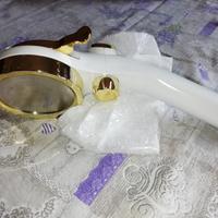 Doccia bianca oro varie funzioni