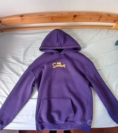 felpa simpson taglia s