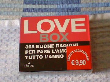 LOVE BOX - Blocco da tavolo (imballato)